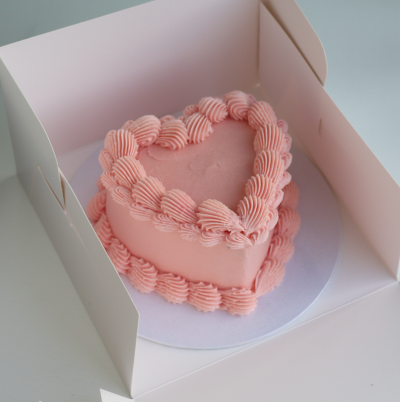 Vintage Heart Cake