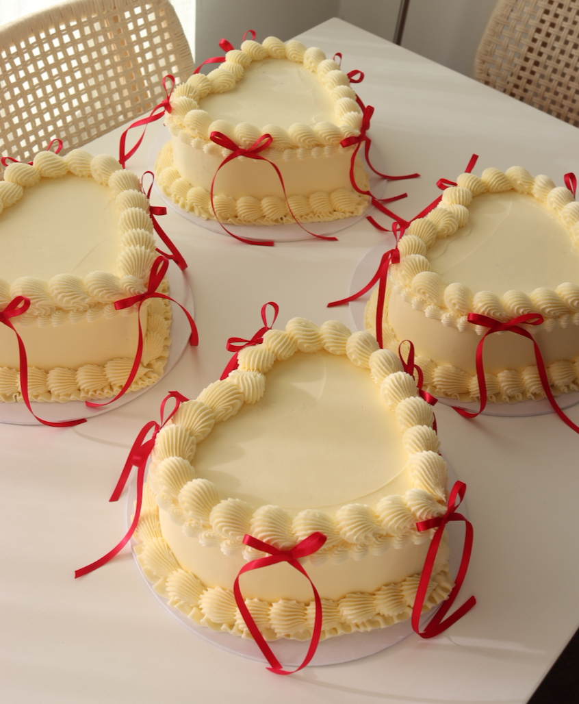 Vintage Heart Cake