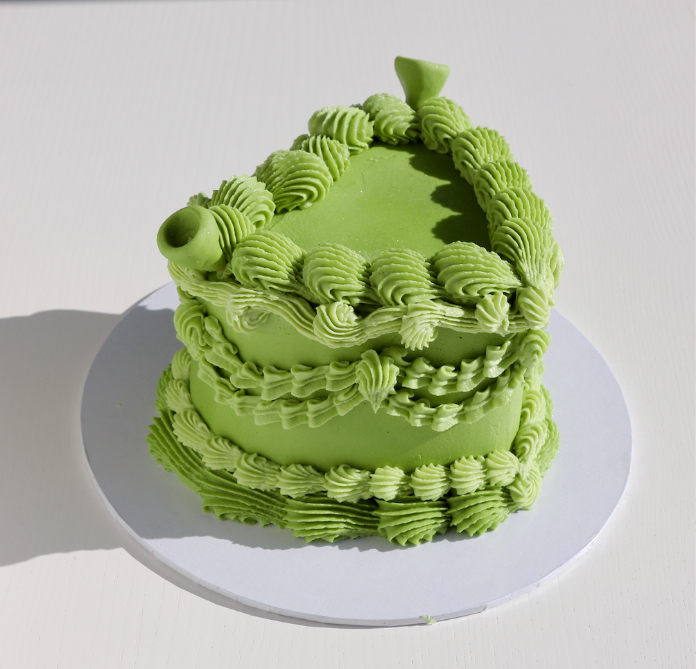 Vintage Heart Cake