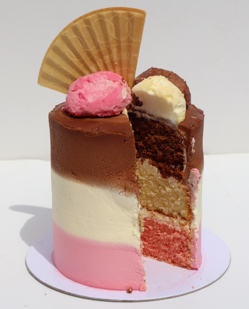 Neapolitan Gelato Cakes