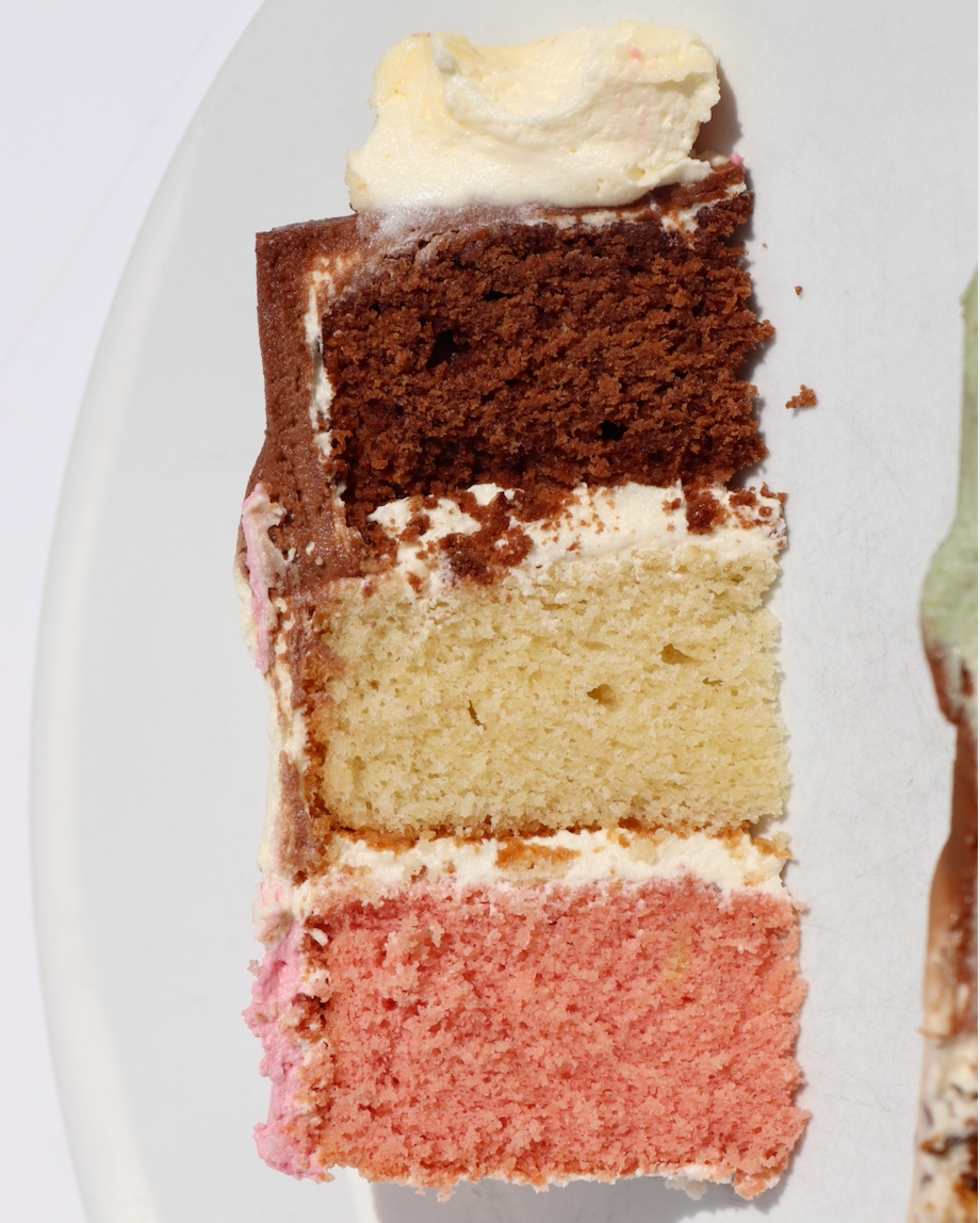 Neapolitan Gelato Cakes