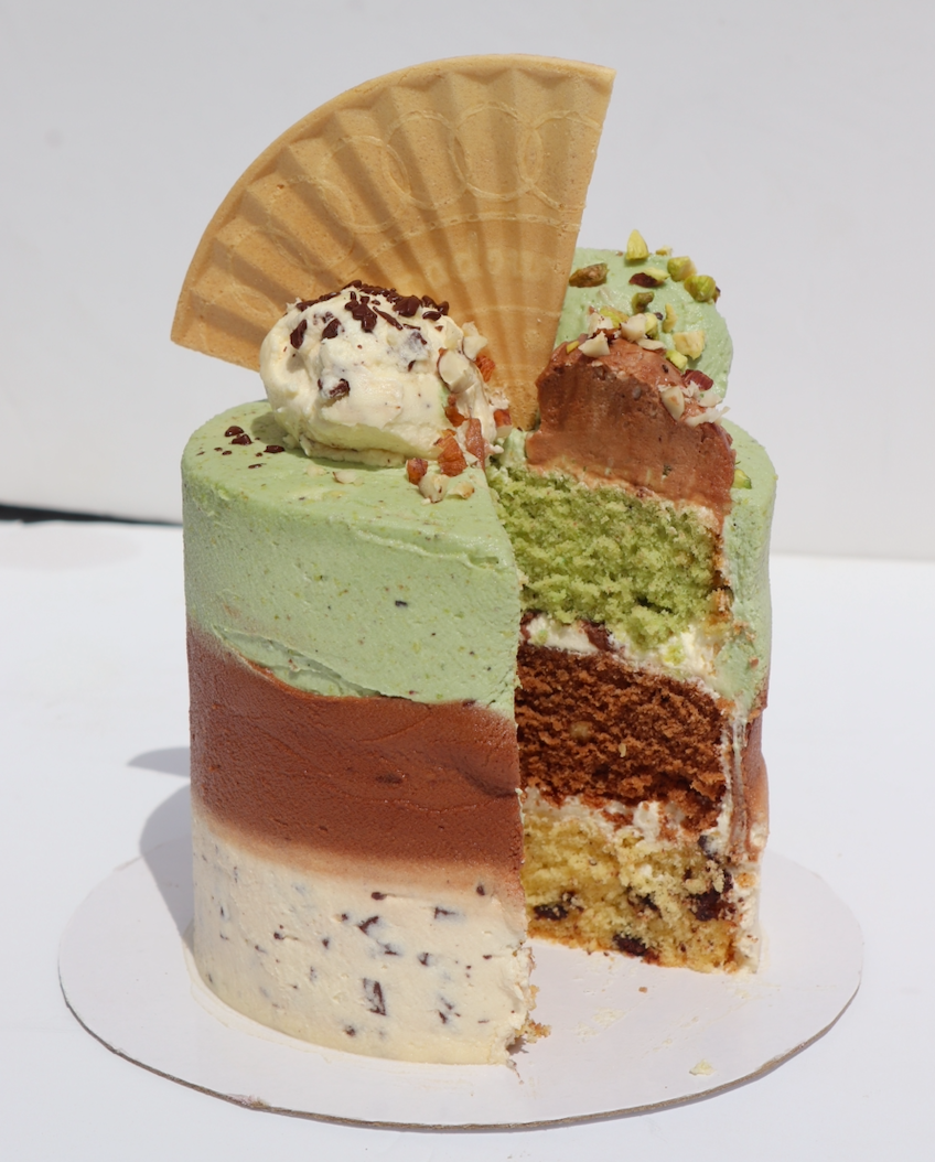 Neapolitan Gelato Cakes