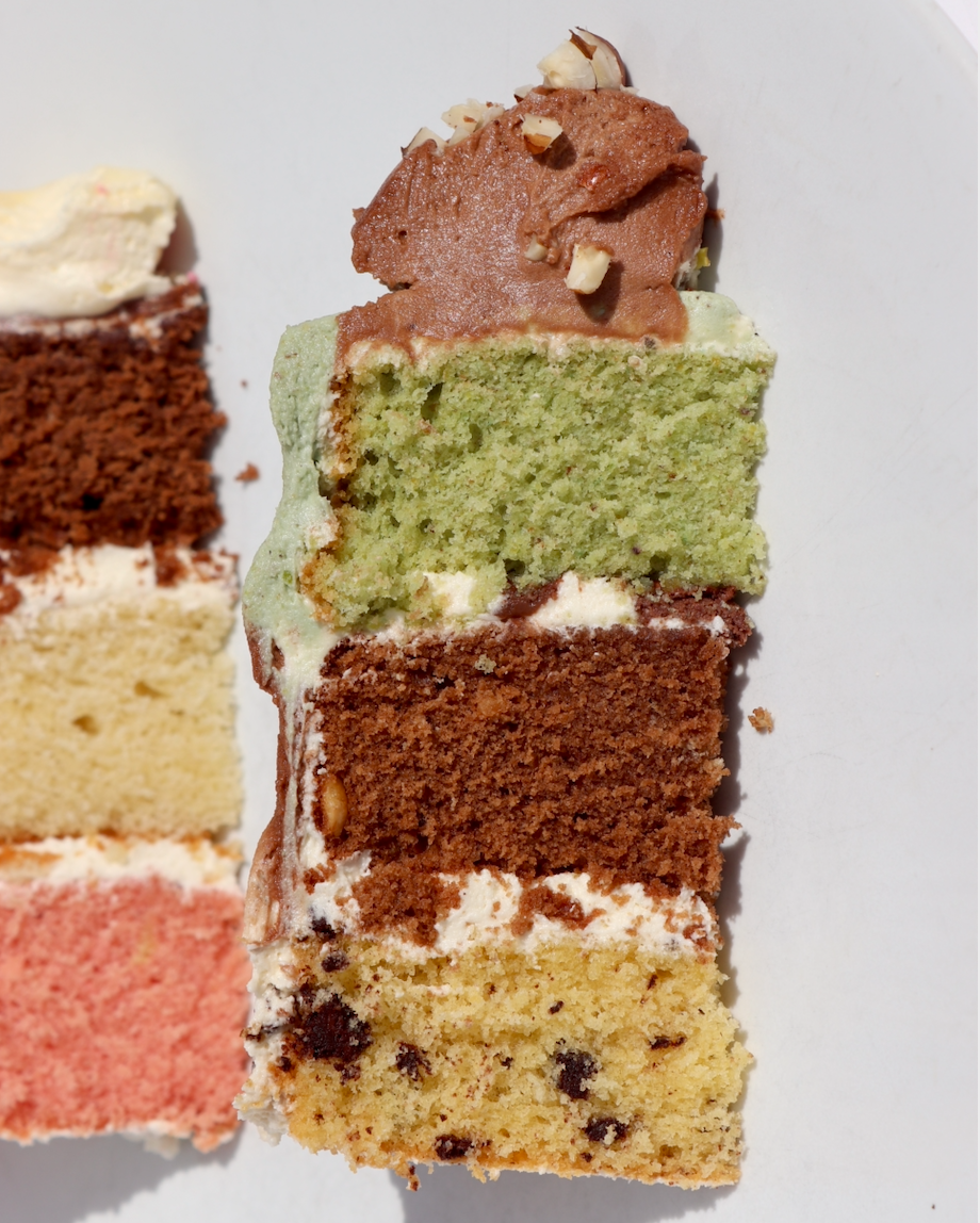 Neapolitan Gelato Cakes