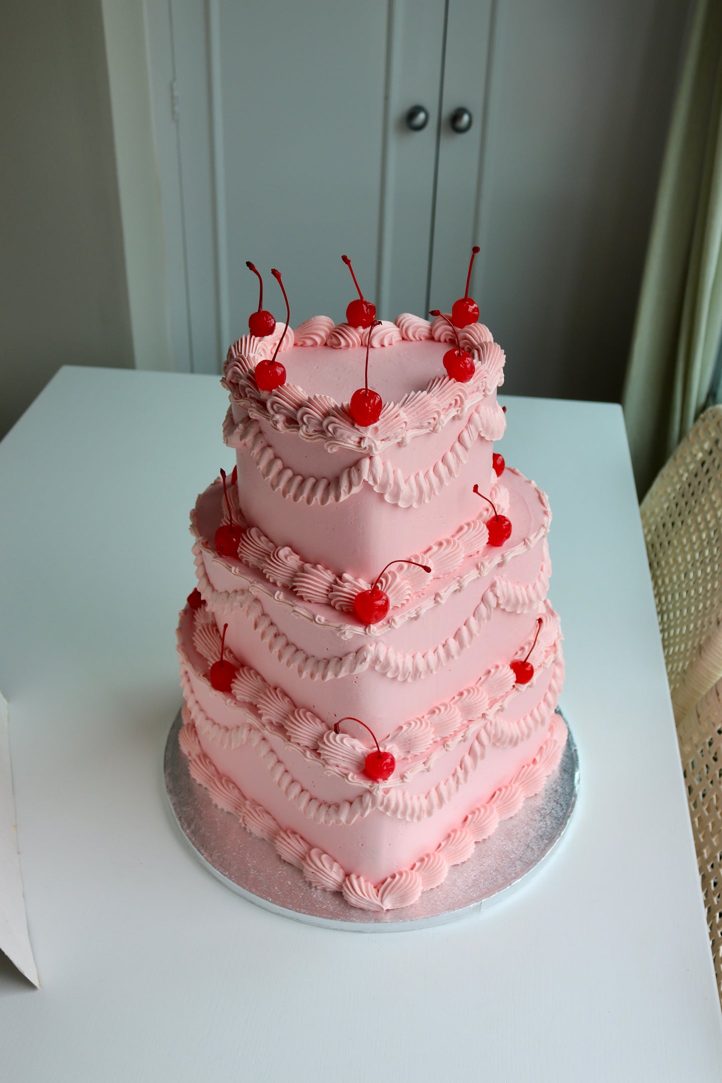 Vintage Heart Cake