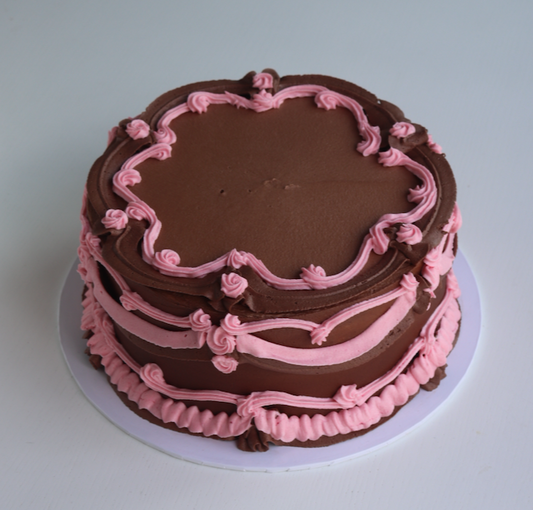 Raspberry & Belgian Chocolate Cake