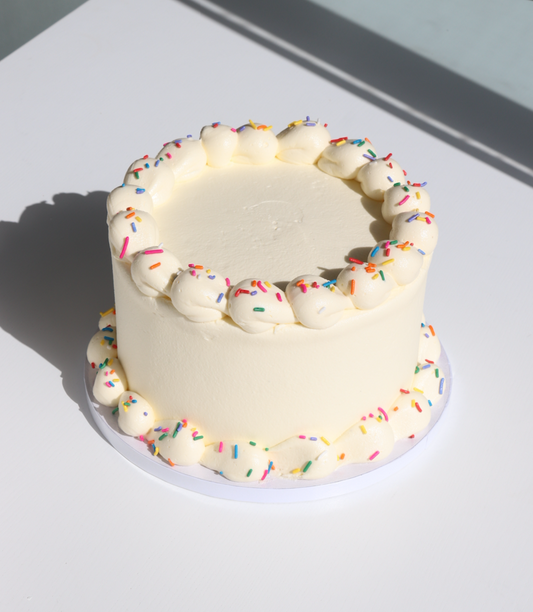 Vanilla Sprinkle Cake