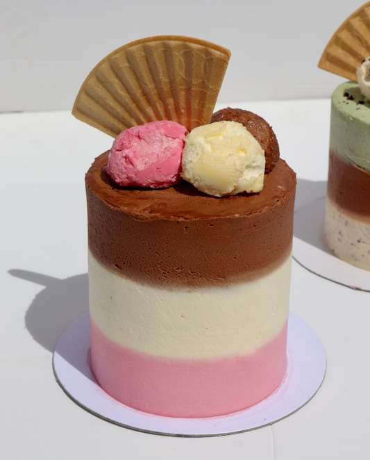 Neapolitan Gelato Cakes