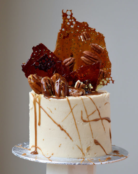 Pecan Praline Crunch Cake