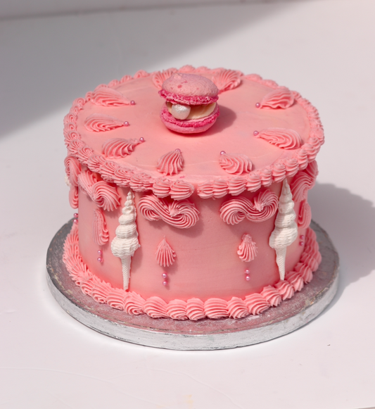 Macaron Shellebration Cake