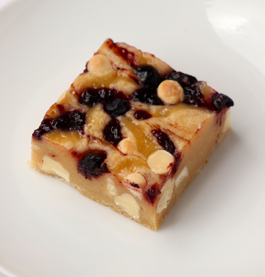 Lemon and Blueberry Blondie