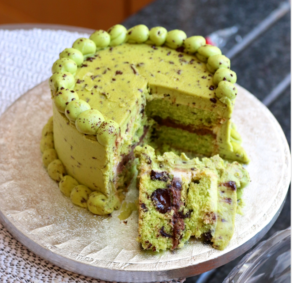 Mint Choc Chip Cake