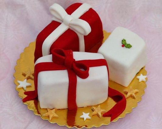 Christmas Present Cakes